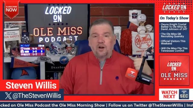 Ole Miss is trending for Deuce Knight as Official Visit Month Starts | Ole Miss Rebels Podcast смотреть онлайн