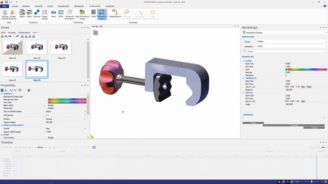 SOLIDWORKS Composer - Story Board Animation смотреть онлайн