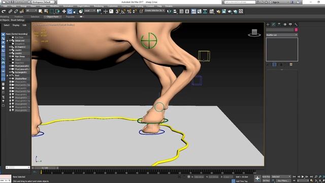 Quadruped Rigging in 3ds max смотреть онлайн