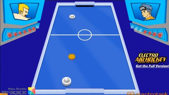 Electro Air Hockey online games смотреть онлайн