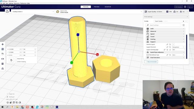 Bolt Threads (EASY!) - Day 9 of 100 3D Printing Journey смотреть онлайн