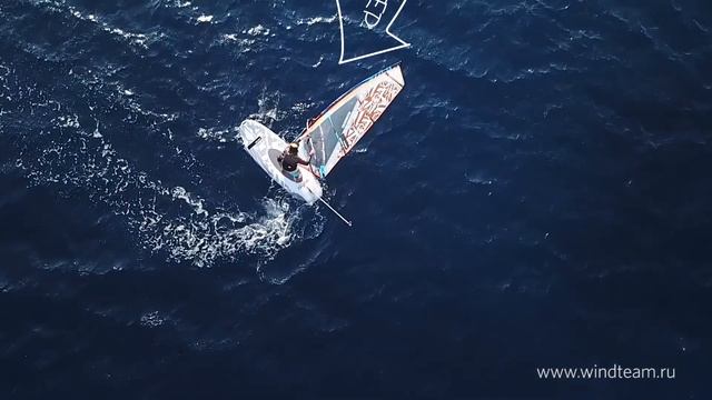 Обучение виндсерфингу. Элемент: Upwind 360 смотреть онлайн