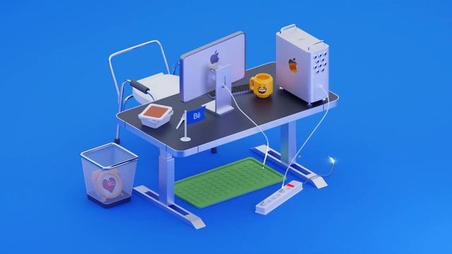 My first 3d illustration animation in blender смотреть онлайн