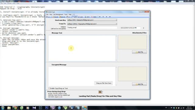 Network Security Tutorial 2 - Cryptography (InstantCrypt) смотреть онлайн