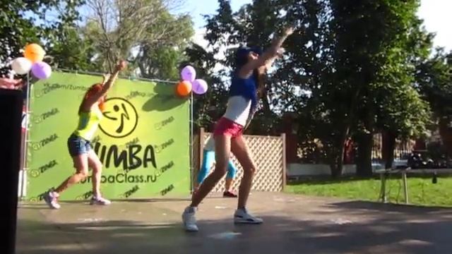 Ariana Grande - Problem | Zumba fitness with Mariya Belchikova | Zumba-марафон в саду "Эрмитаж" смотреть онлайн