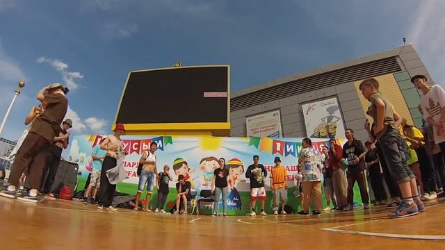 Tesla vs Veronika | hip hop 1x1 | 1:4 | BATTLE OF SCHOOL 8 | KAZAHSTAN | KOSTANAY 01 06 15