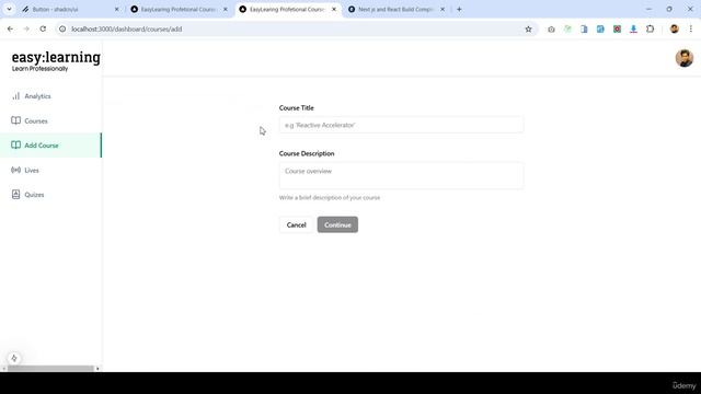 102 -Course Create, Data Updates, Image Upload Part 1 смотреть онлайн