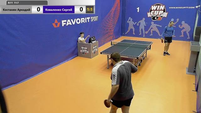 Костанян Аркадий 1-3 Коваленко Сергей Утренний турнир Прямой Эфир 1 ЗАЛ 03.08.2019 смотреть онлайн