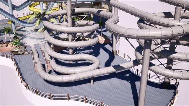 Waterpark - Made in Archicad 21 / Render in Twinmotion смотреть онлайн