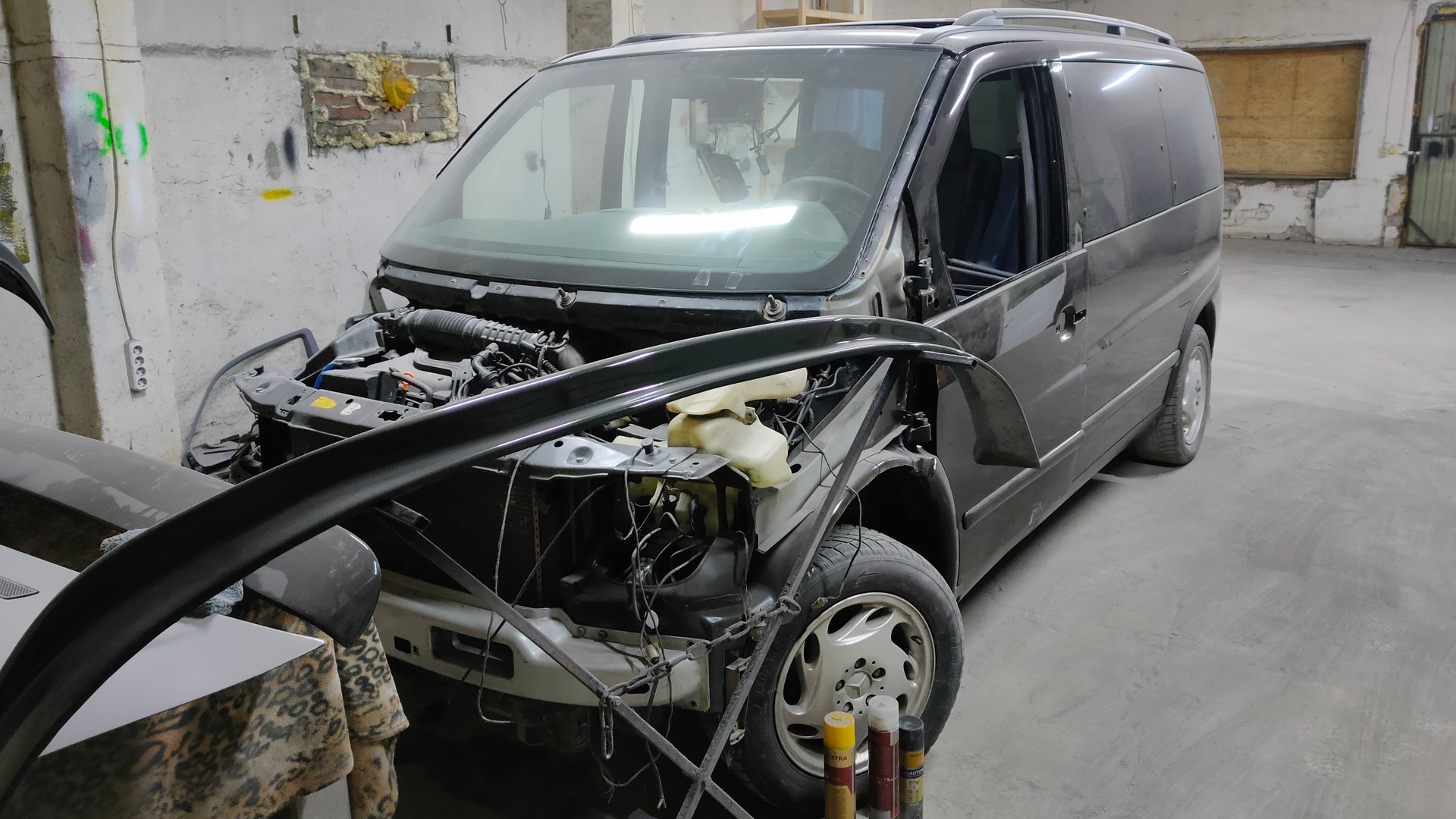 Кузовной ремонт Mersedes Vito. Часть1