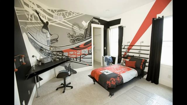 Skateboard Theme Boys Room - 5 modern ideas for skateboarders смотреть онлайн