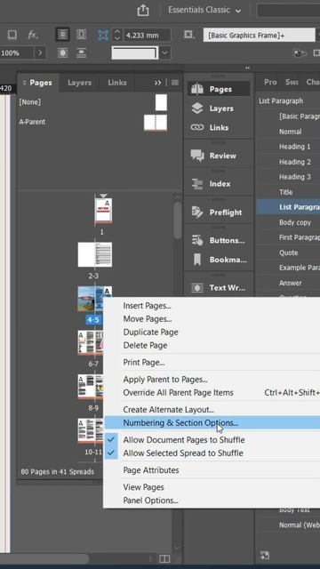 Adobe InDesign Tutorial | Numbering and Section in Adobe InDesign | Urdu/Hindi | AR. Graphics смотреть онлайн