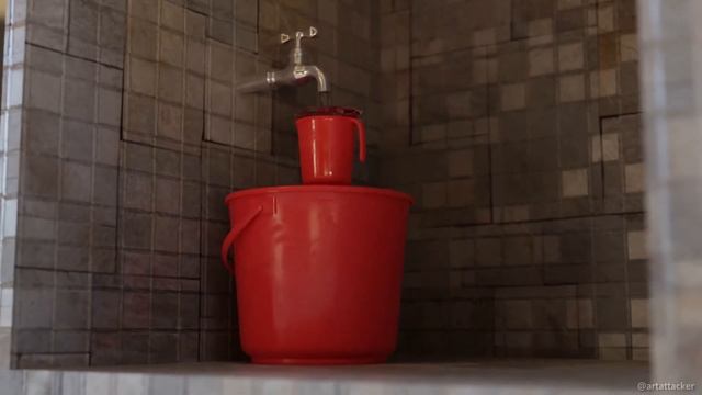 Ever seen a restroom operate on its own? Photorealistic 3D rendering | Blender Mantaflow смотреть онлайн