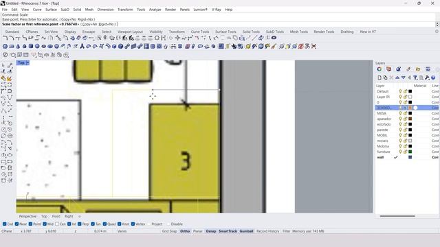SA Tutorial | How To Draw Architecture Plan On Rhino 7 смотреть онлайн