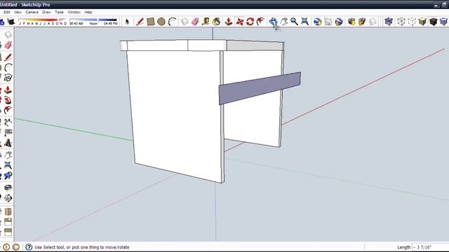 how to make a computer table in Sketchup {HD} смотреть онлайн