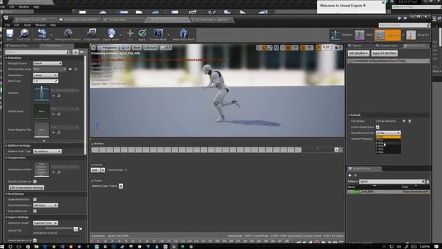 Automatic Foot Sync Marker Placement using Animation Modifiers in UE4.16 смотреть онлайн