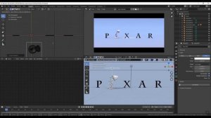 Creating a Pixar logo in Blender | Speed Art