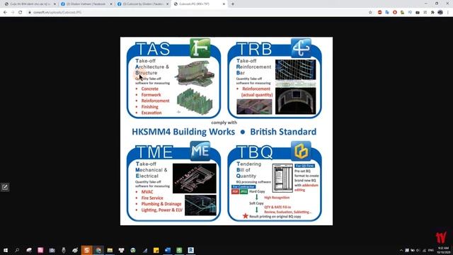 TASC.01: Tổng quan về Cubicost - công nghệ BIM 5D (Overview of #cubicost - smart (#bim5d) for QS) смотреть онлайн