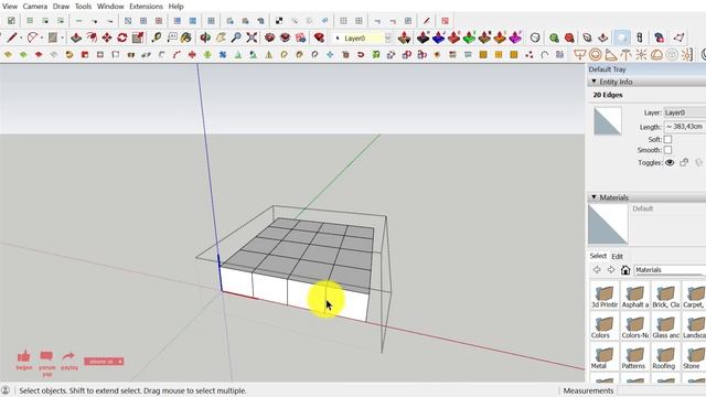 #13 Sketchup Sofa Modelling смотреть онлайн