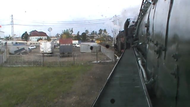 Видео из будки паровоза П36-0031 (Часть 3) смотреть онлайн