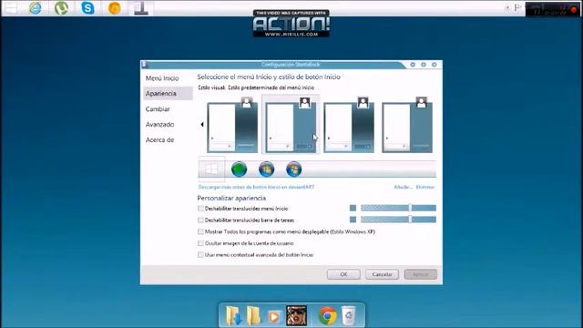 COMO INSTALAR MENÚ DE INICIO QUE SI SE APLICA A LOS TEMAS смотреть онлайн