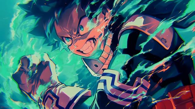 Мидория Изуку - Зелёный Огонь | Izuku Midoriya | Deku | Green Flame - Живые Обои смотреть онлайн