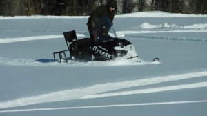 Снегоход ПУХЛЯК: проходимость, расход, доработки. Часть 2.