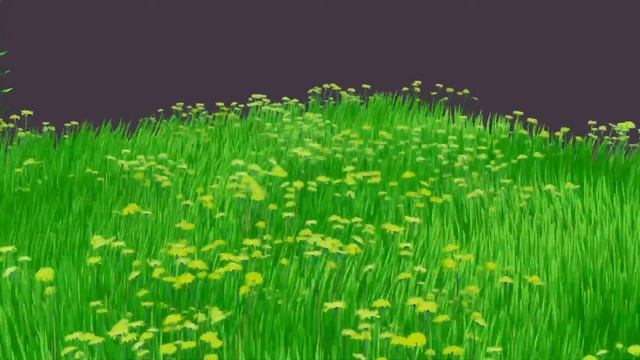blender anime grass + tree animation смотреть онлайн