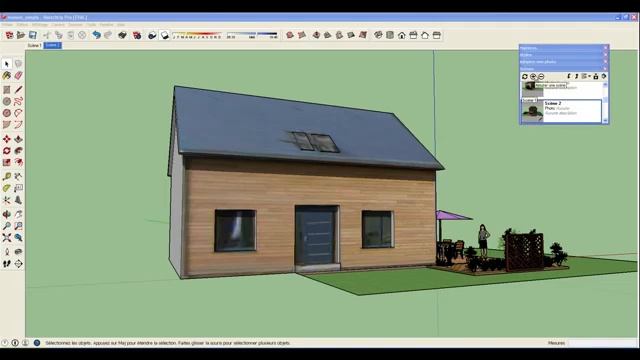 Comment Créer des scènes et une animation avec Sketchup смотреть онлайн