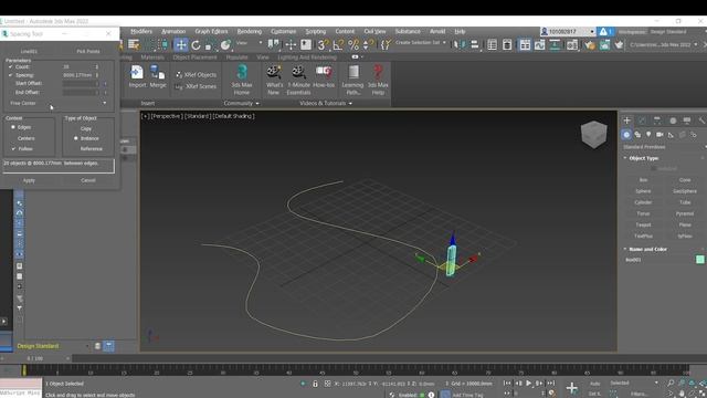 07 3DS Max Spacing смотреть онлайн