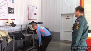 Надевание боевой одежды пожарного