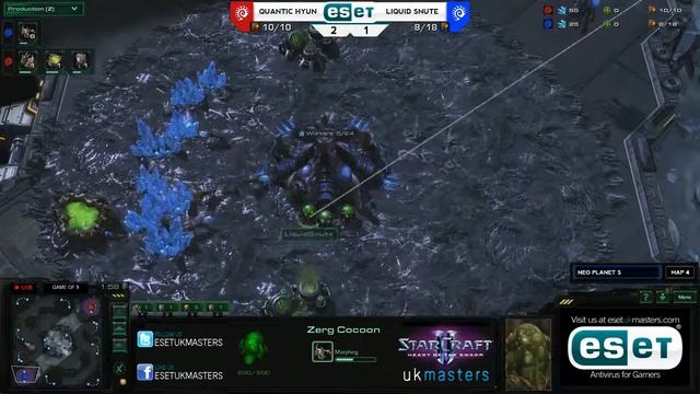 [Z] Hyun vs [Z] Snute - ESET UK Masters Showdown Game 4 of 9 смотреть онлайн