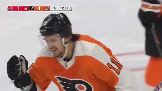 Travis Konecny with hat trick vs Capitals. 11 january 2023 смотреть онлайн