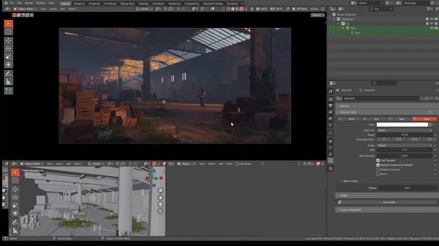 Survivor's Journey [ Timelapse Concept Art ] in Blender / Photoshop смотреть онлайн