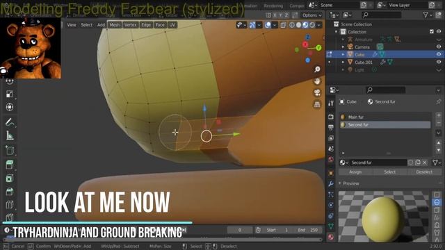 Speed modeling Freddy Fazbear stylized #1 смотреть онлайн