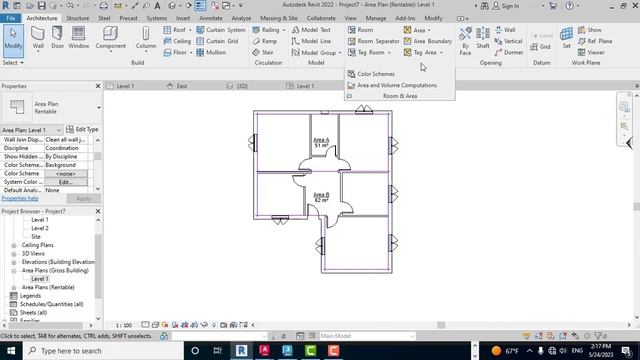 Revit - Area Plan and Schedule смотреть онлайн