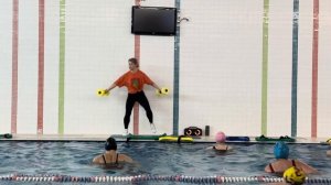 Аквааэробика с гантелями. Квятковская Елена. Невероятное шоу