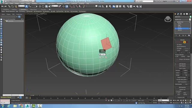 3ds Max 08-44 Editable Poly Edit Polygons Rollout Outline смотреть онлайн