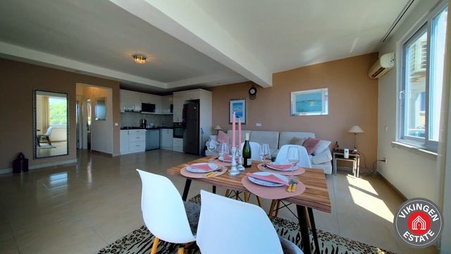 Gökkuşağı Apartment / Квартира 2+1 с видом на море в Конаклы 🏡 смотреть онлайн