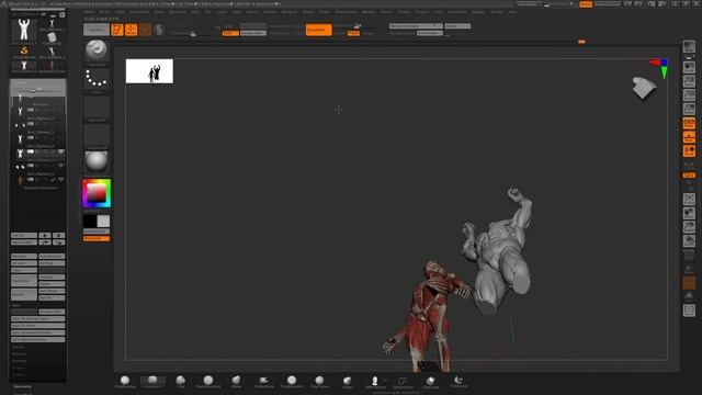 Sculpting Dynamic Anatomy In ZBrush (RAW FOOTAGE) - Part 03 (NO AUDIO) смотреть онлайн