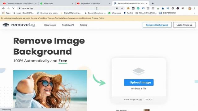 How to Remove Image Background Online Free | Convert JPG to PNG | How to Remove Photo Background смотреть онлайн