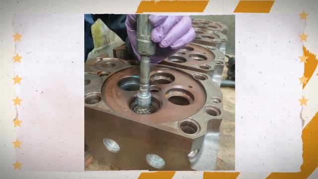 Refurbishment of cylinder heads CAT CG170 смотреть онлайн