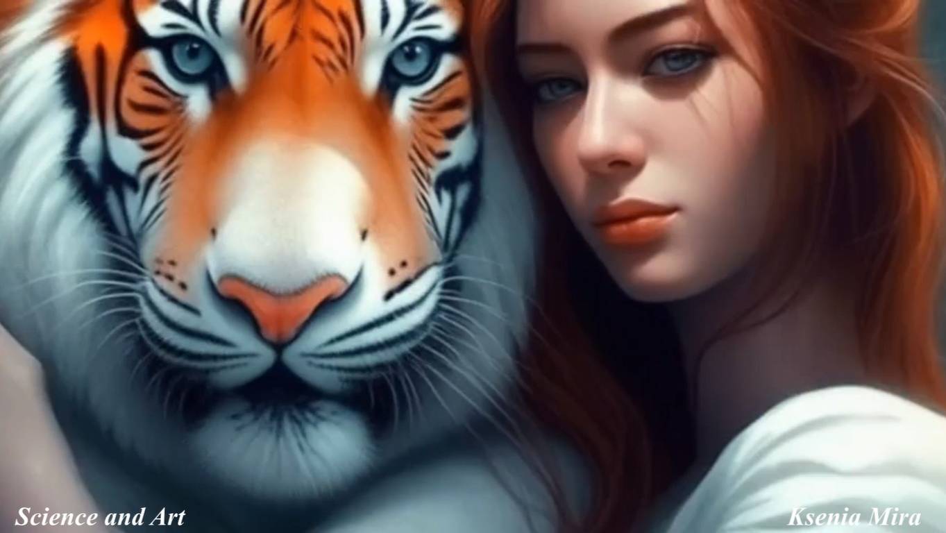 Сон Тигра. Из Книги снов. Воплощение сна в живой картине