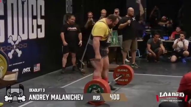 Andrey Malanichev - Deadlift 400 Kg