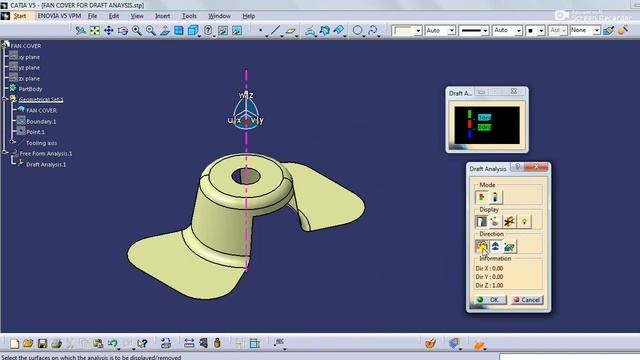 CatiaV5 || Draft Analysis in Catia || Anand Asawa смотреть онлайн