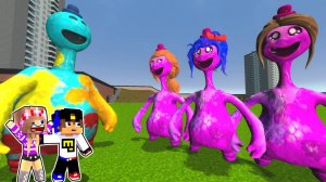 ДОУИ и ДЕВУШКА ПОППИ ПЛЕЙТАЙМ СЛОМАННЫЙ МОД в МАЙНКРАФТ НУБ и ПРО ВИДЕО ТРОЛЛИНГ MINECRAFT Евгенбро