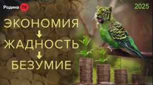 ЭКОНОМИЯ ЖАДНОСТЬ БЕЗУМИЕ || Родина Н.В.