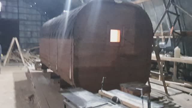 Баня "Квадро" перевозная 4.5 метра купить в Сарове. смотреть онлайн