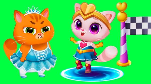 Суровый КОТИК БУБУ и МИМИ #6. Заруба Бубу против Мими. Игра Bubbu & Mimmi World на Игрули TV