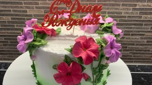НЕобычное Украшение торта на День рождения!